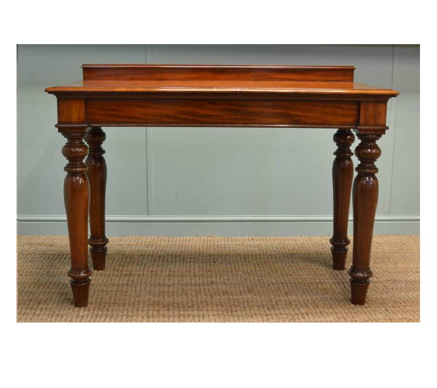 Antique Victorian Mahogany Console Table / Serving Table – by Johnstone & Jeanes