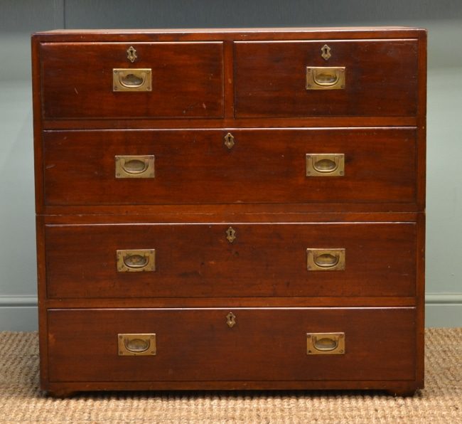  Antique Campaign Chest.