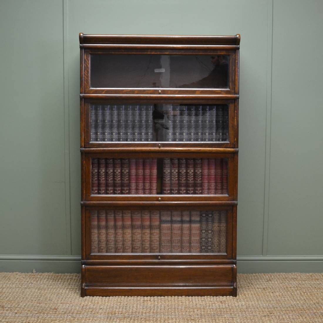 Antique Globe-Wernicke Edwardian Oak Bookcase