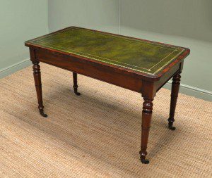 Regency Mahogany Antique Writing Table / Library Table