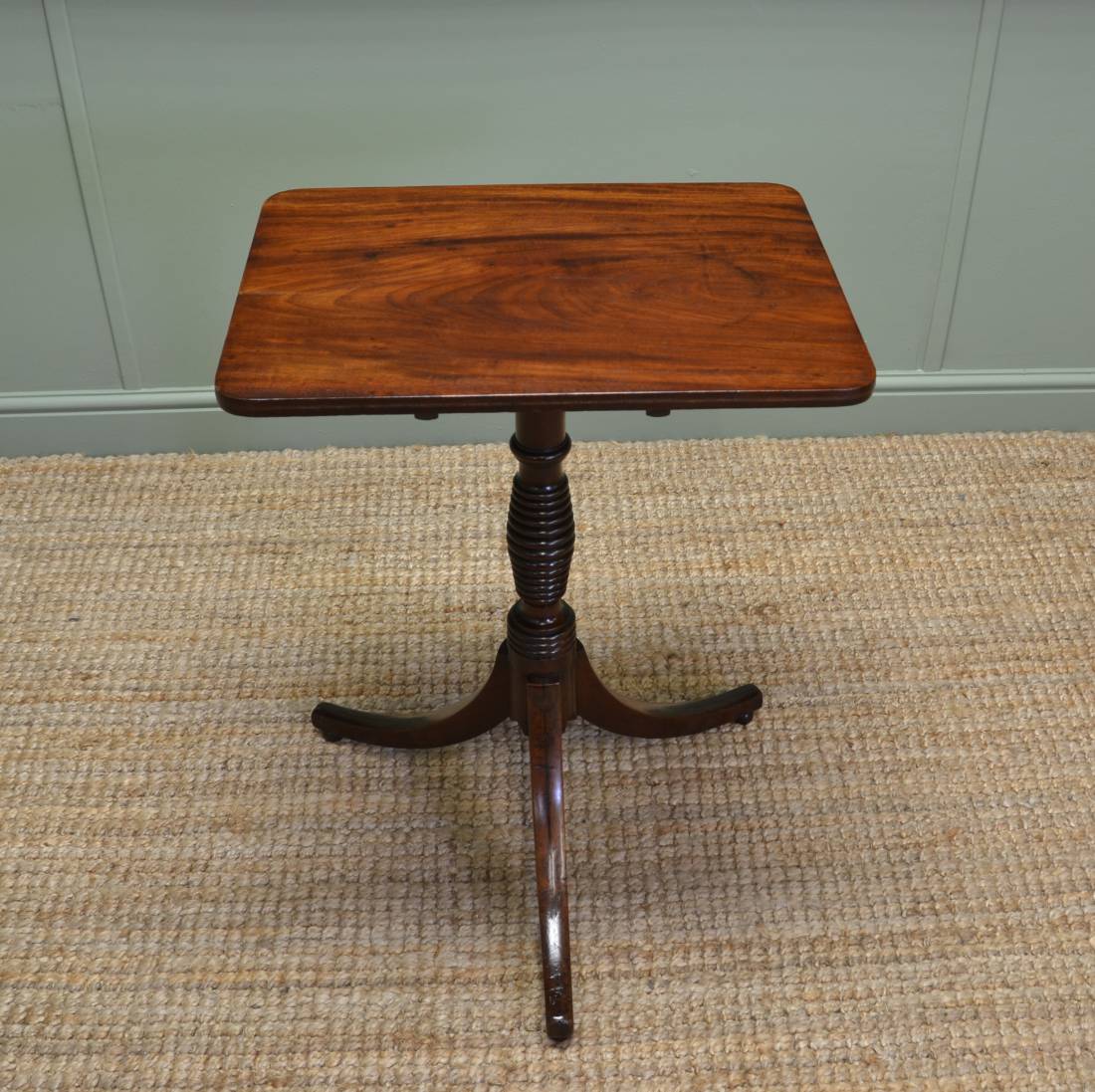 Antique Wine Pedestal Table