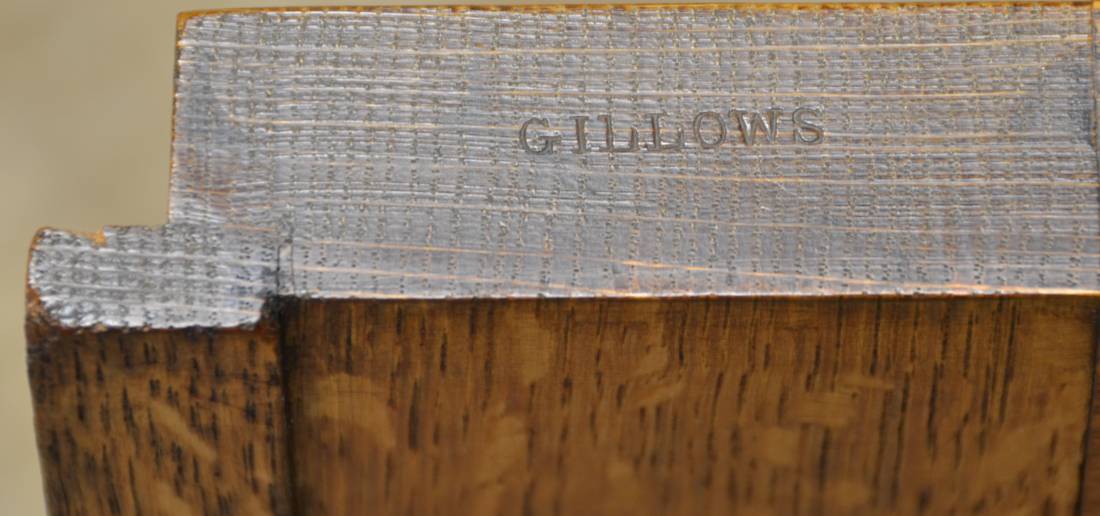 Gillows stamp on door edge