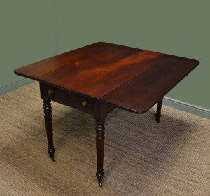 Elegant Victorian Antique Drop Leaf Table 15 Vintage Antique Drop Leaf Table