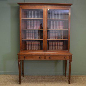 Quality Rosewood Antique Regency Bookcase 16 Regency Gillows Antique Bookcase On Stand