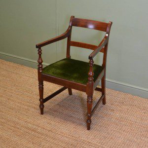 Quality Antique Desk Chair 15 Regency Mahogany Antique Desk Chair