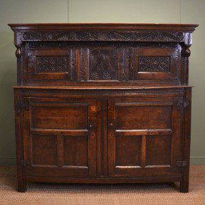 17th Century Antique Court Cupboard