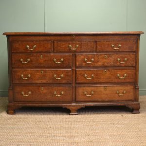 Stunning Early 18th Century Georgian Chest of Drawers 16 Georgian Antique Large Period Oak Country Lancashire Chest of Drawers