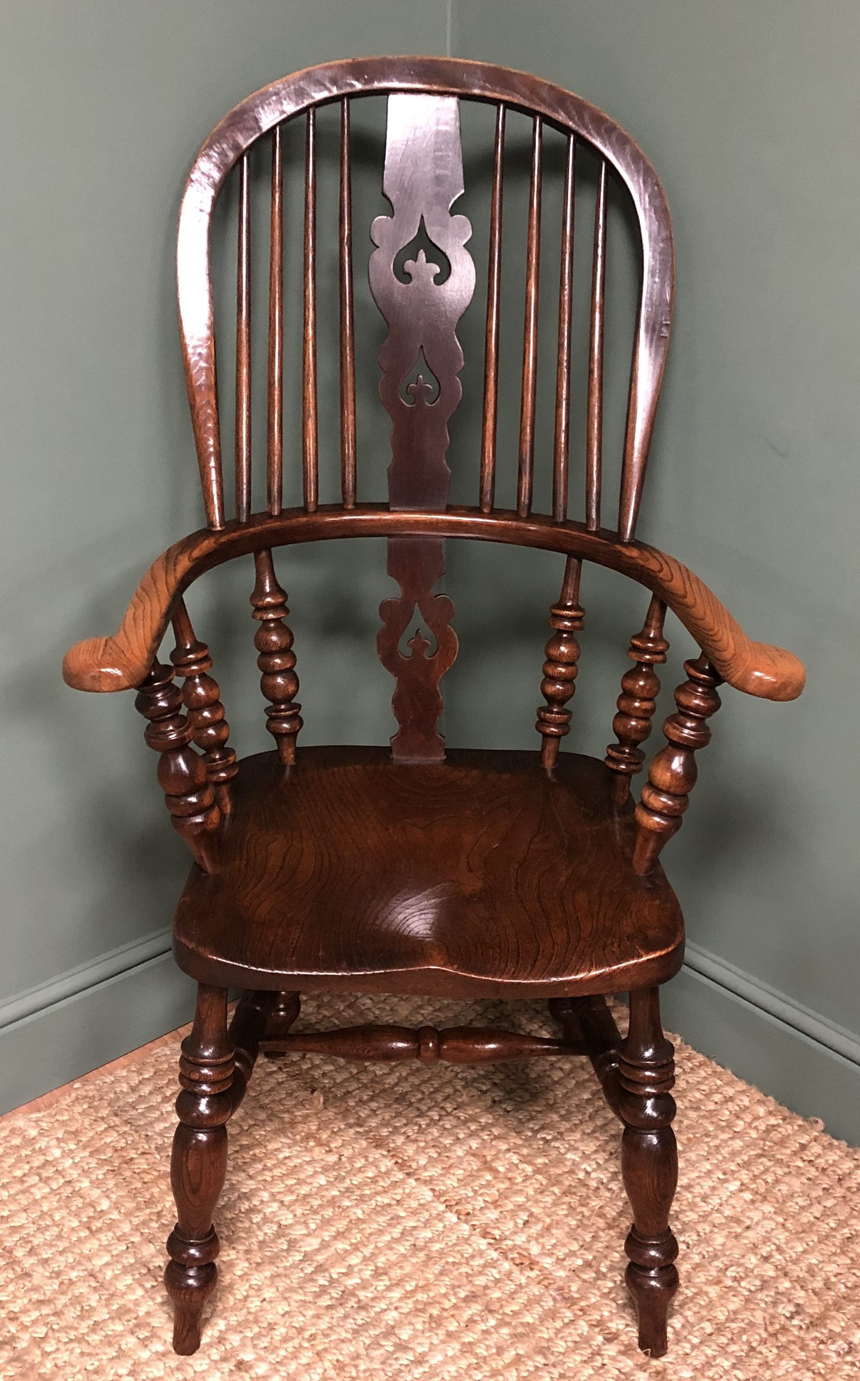 Windsor chair cleaned and waxed