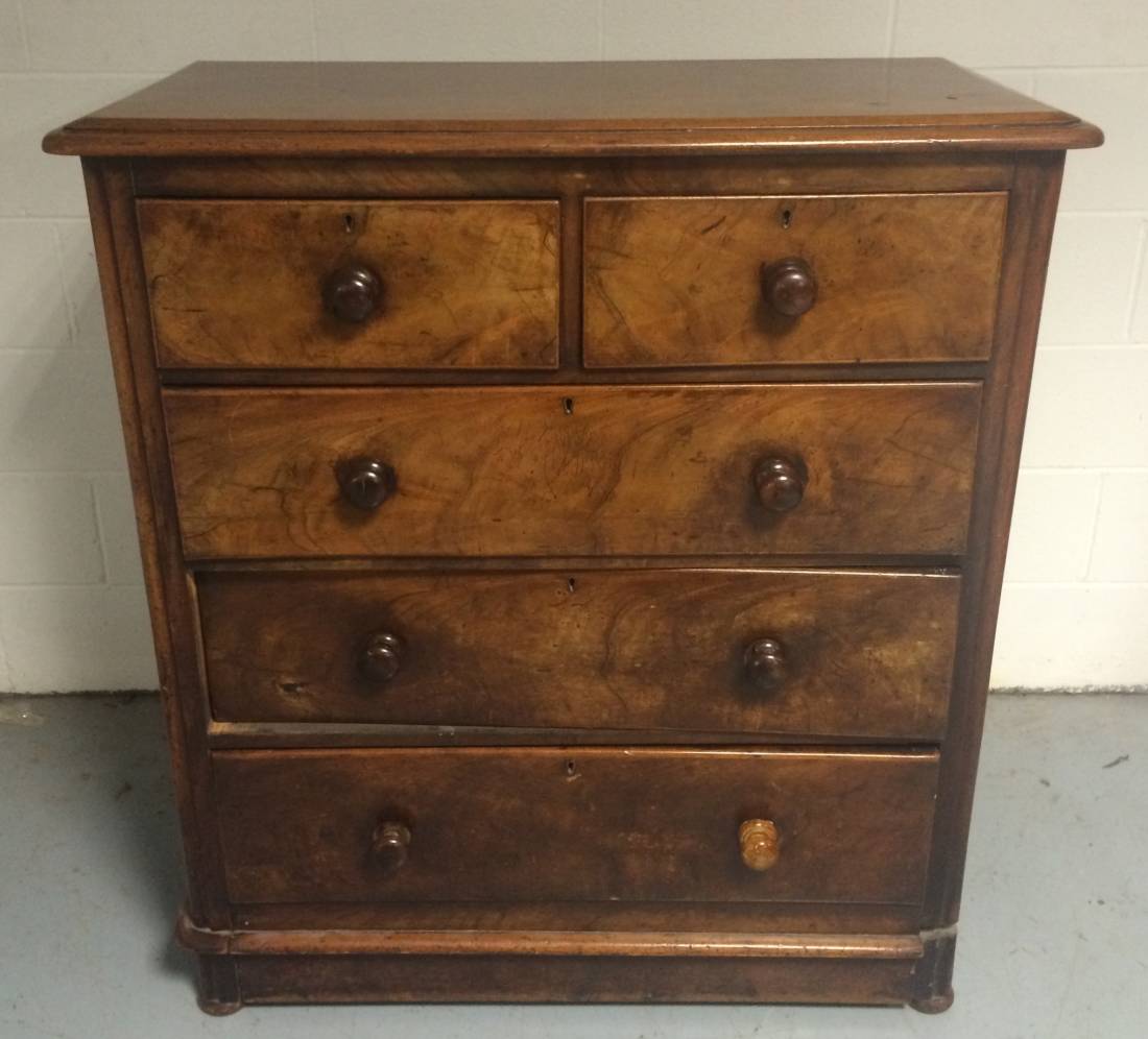 Fully restore a walnut Victorian Chest of Drawers