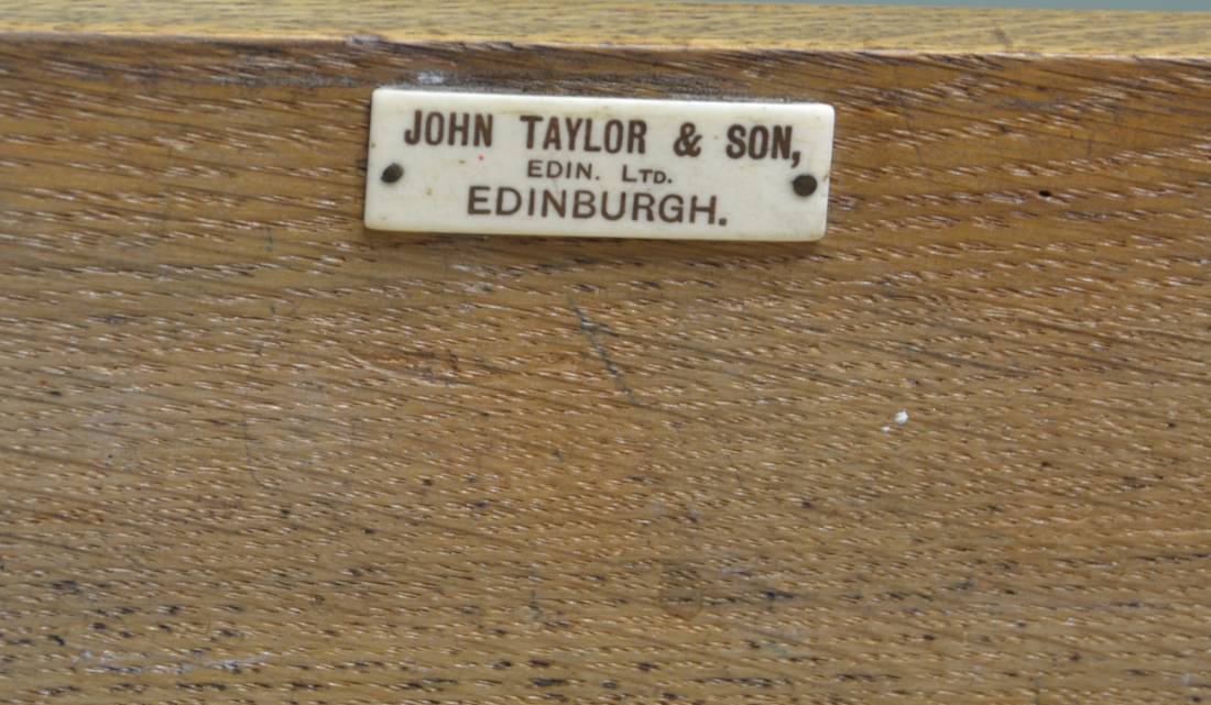 stamp in the drawer of John Taylor Edinburgh 
