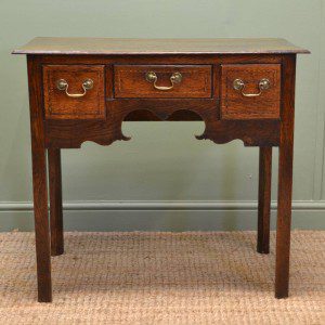 Country House Period Oak Antique Low Boy 15 Georgian Oak Antique Low boy