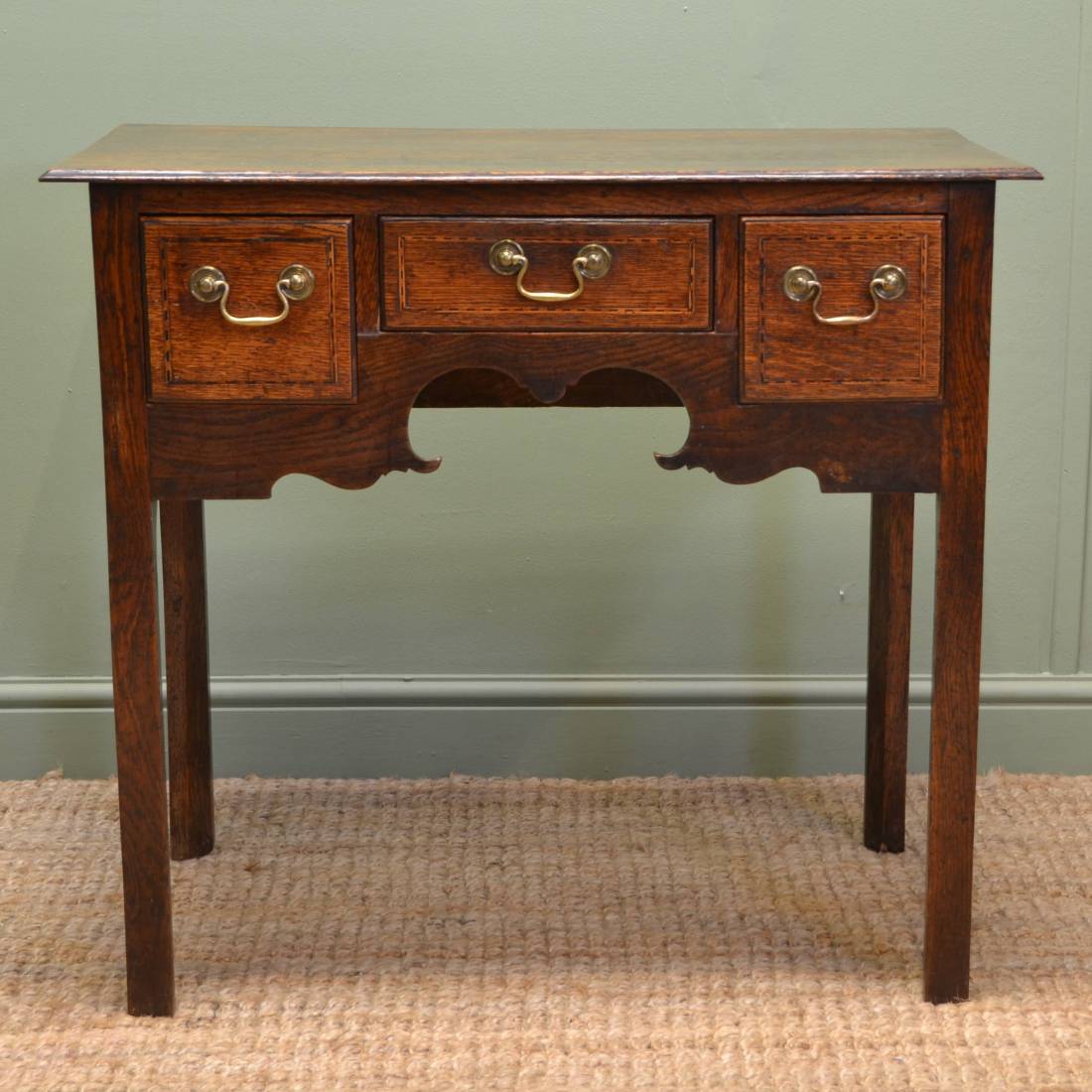 Early 19th Century Antique Low Boy with Inlay Banding