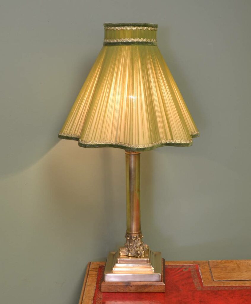 Solid Brass Antique Lamp Base