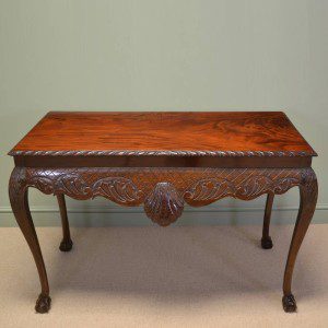 Outstanding Victorian Antique Console Table 17 Antique Console Table with shell carvings