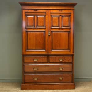 Maple & Co Victorian Antique Linen Press