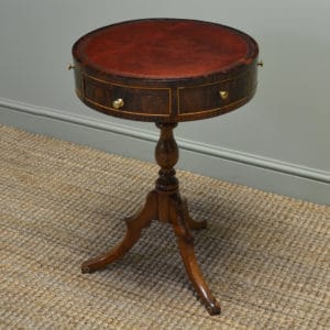 Small Antique Drum Table