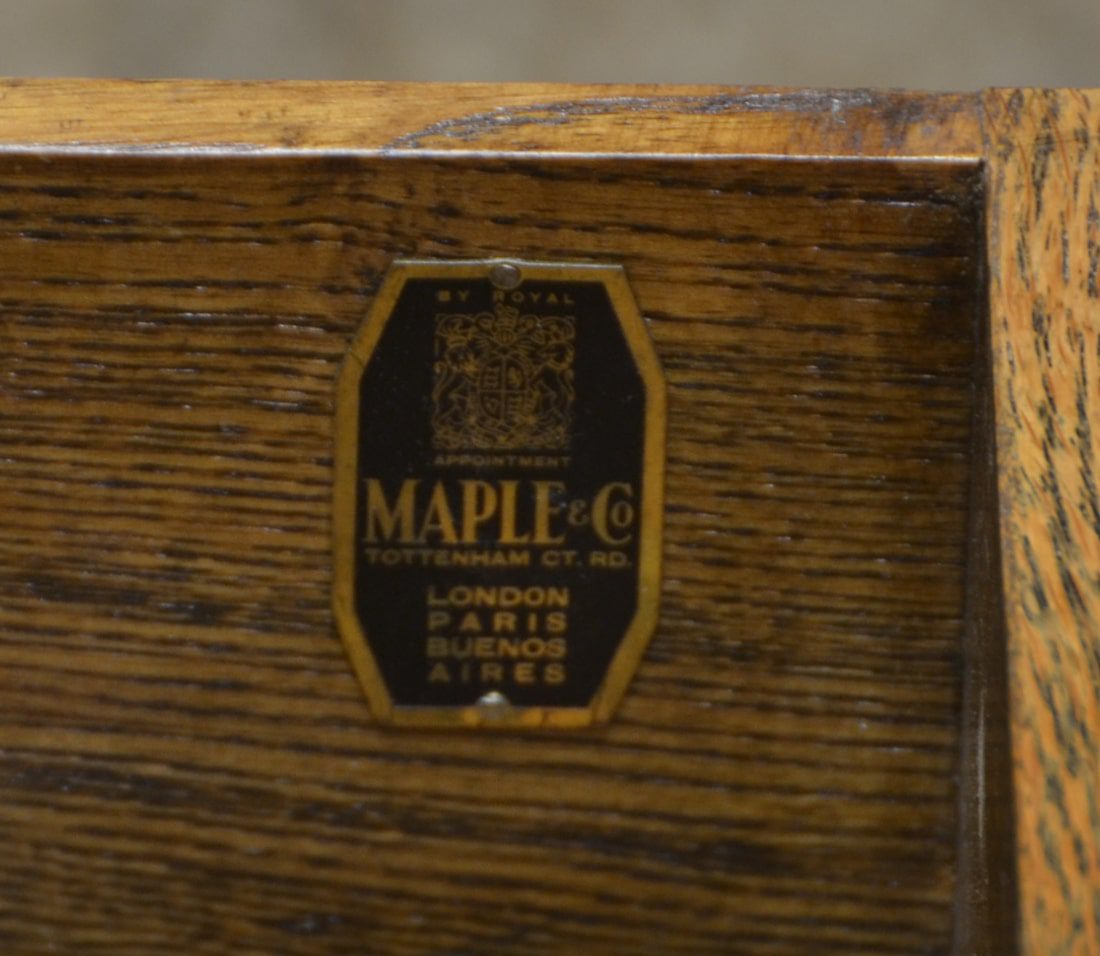  Art Deco Maple And Co badge