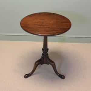 Fine Regency Antique Tripod Table 14 Antique Mahogany Tripod Table