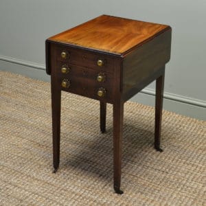 Fine Mahogany Antique Regency Side Table 16 Regency Side / Sofa Table