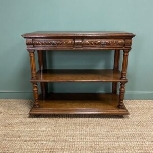 Superb Quality 19th Century French Antique Buffet 17 Antique Oak Buffet