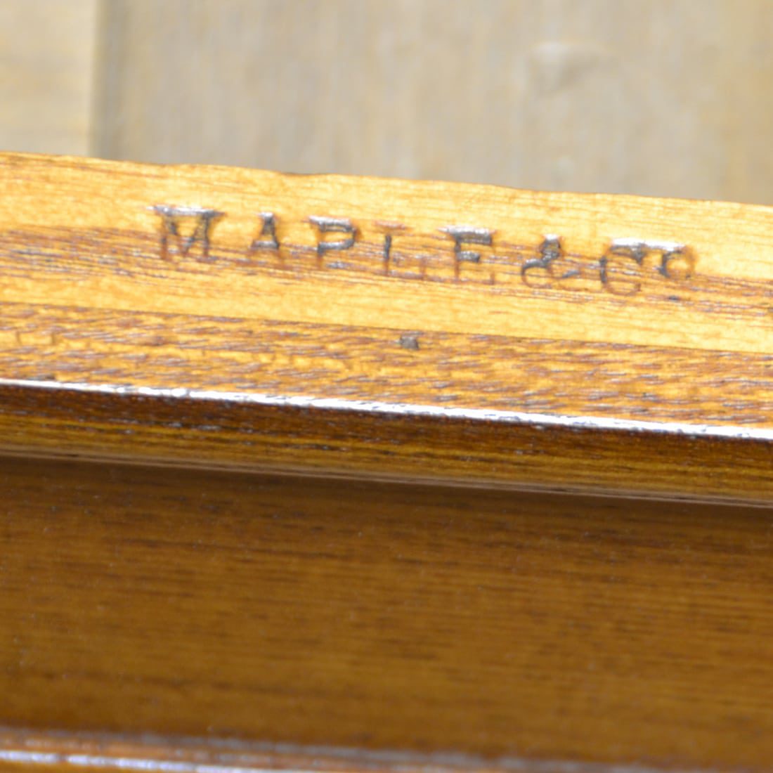 Stunning Maple And Co Victorian Ash Antique Pedestal Desk