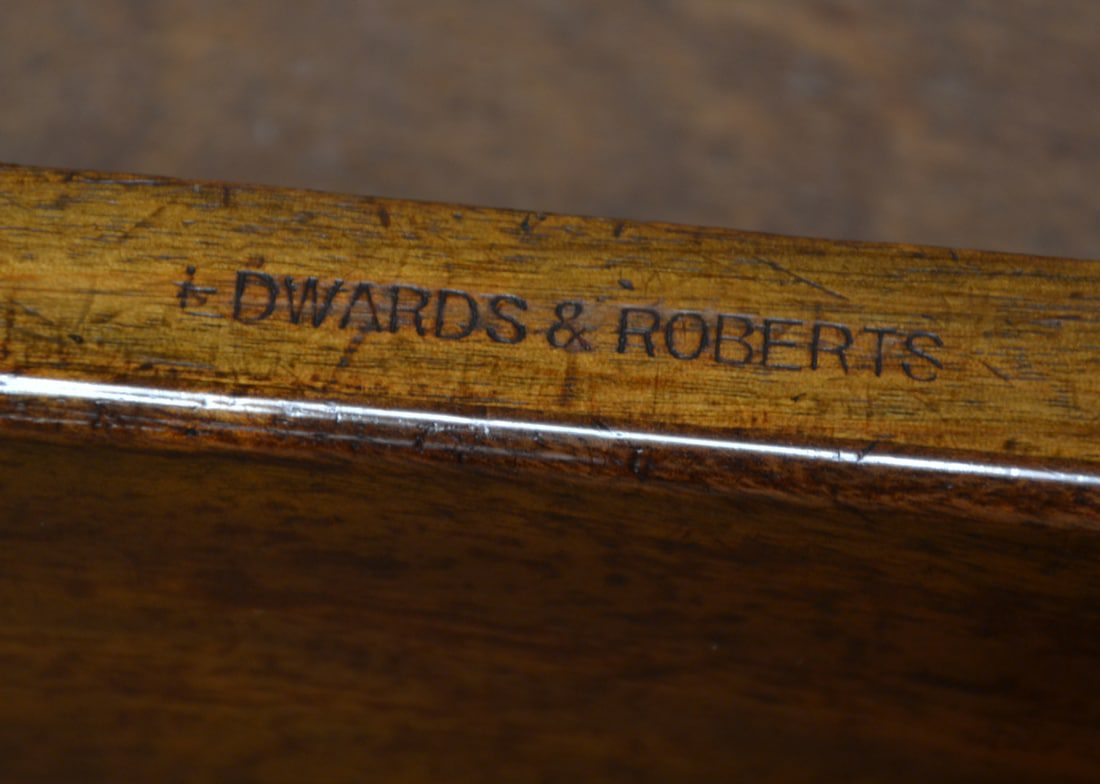 Edwards & Roberts Stamp on the drawer