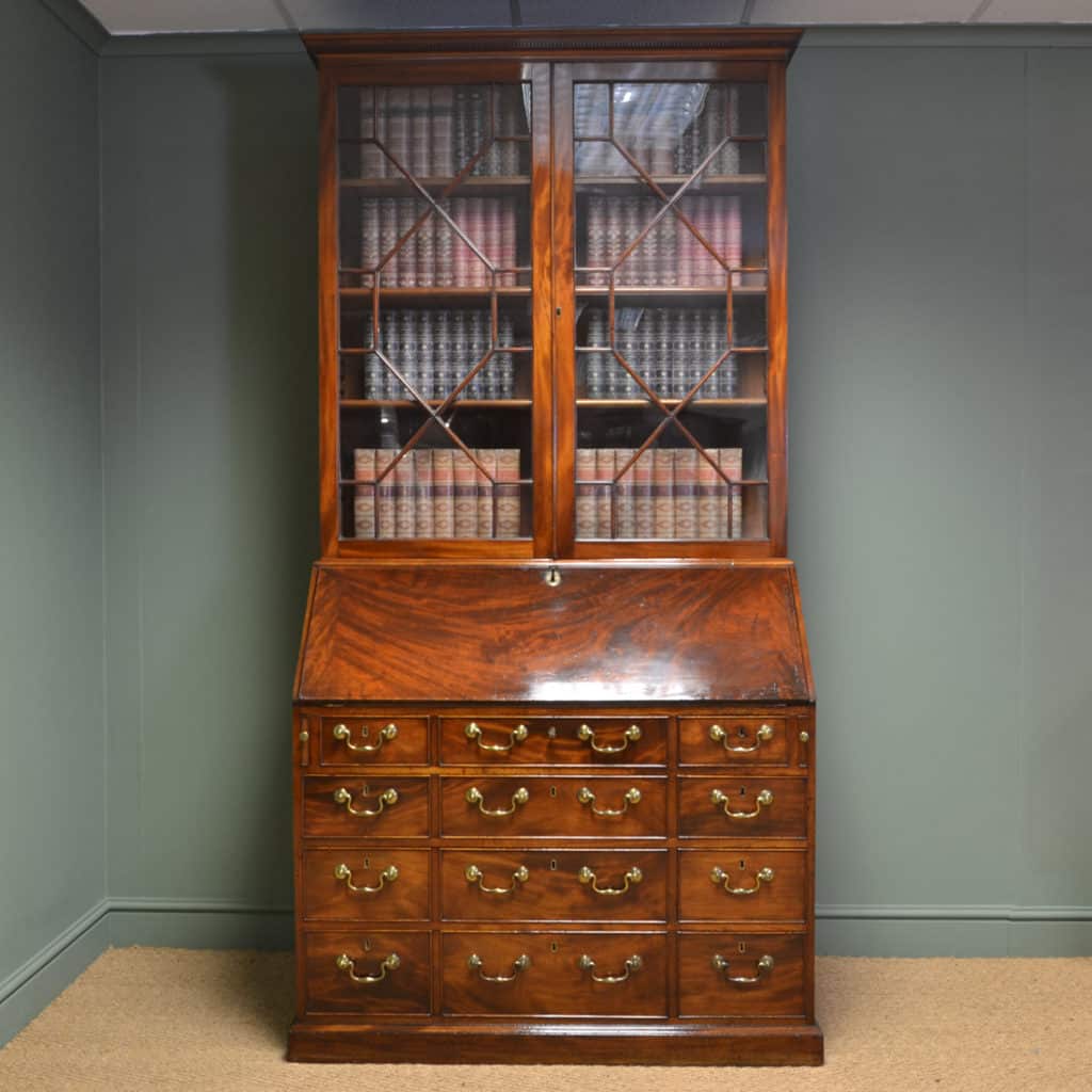 Rare Mahogany Antique Georgian Bookcase