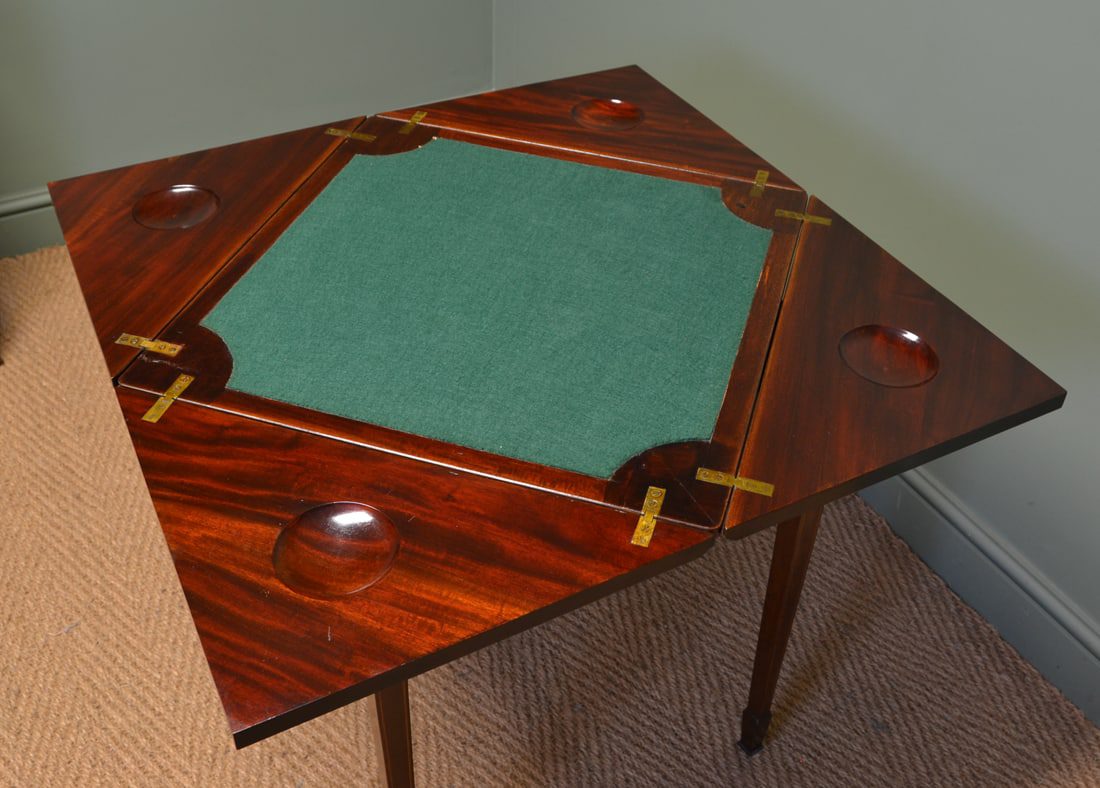 Antique Envelope Card Table