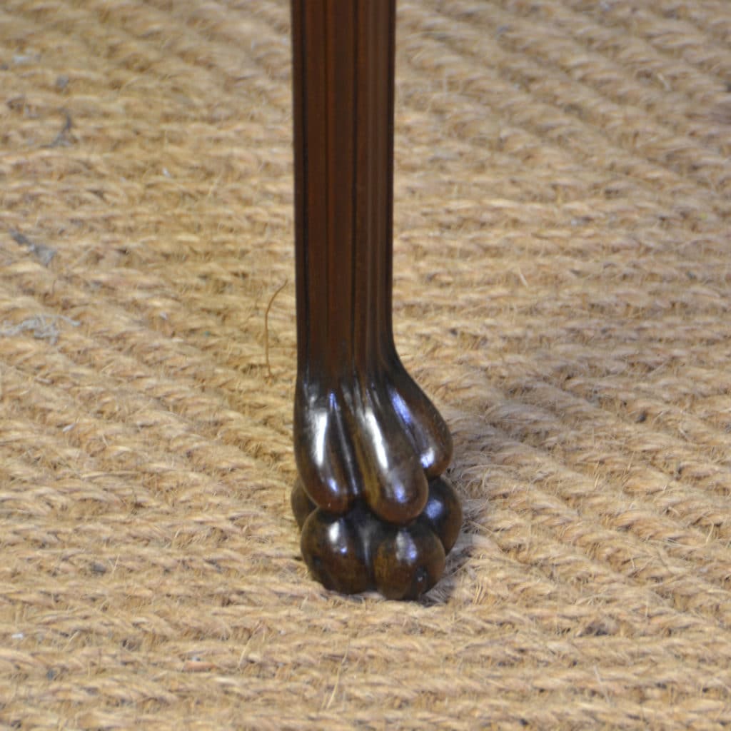 carved paw feet