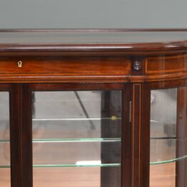 High Quality Victorian Mahogany Antique Display Cabinet