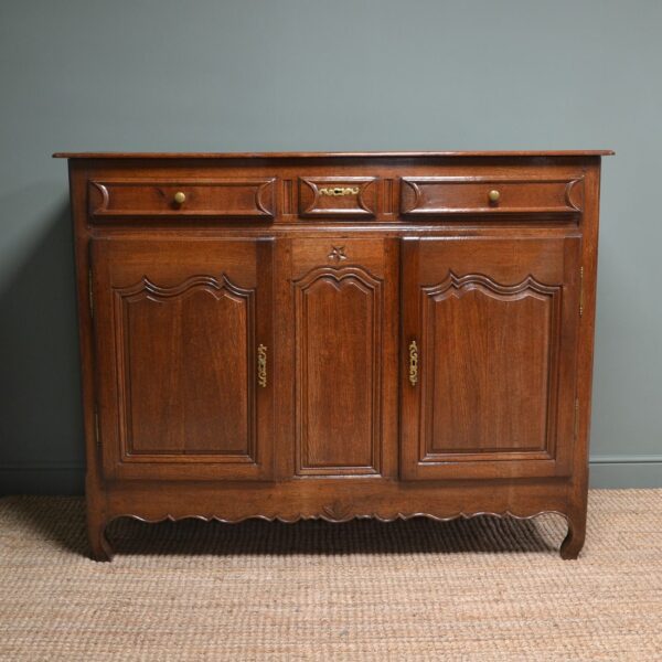 Large 18th Century Country French Oak Antique Dresser / Sideboard
