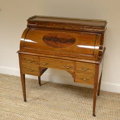 antique cylinder desk