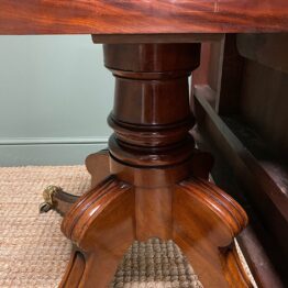 Large High Quality Regency Mahogany Antique Dining Table