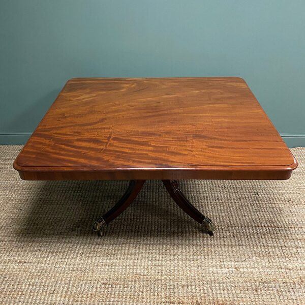 Large High Quality Regency Mahogany Antique Dining Table