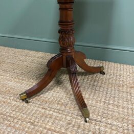 Elegant Regency Mahogany Antique Side / Sofa Table