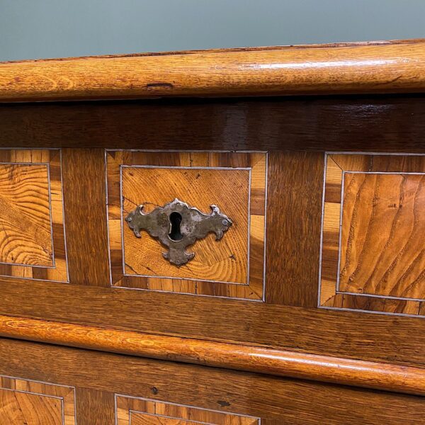 18Th Century Oak and Elm Antique Chest of Drawers