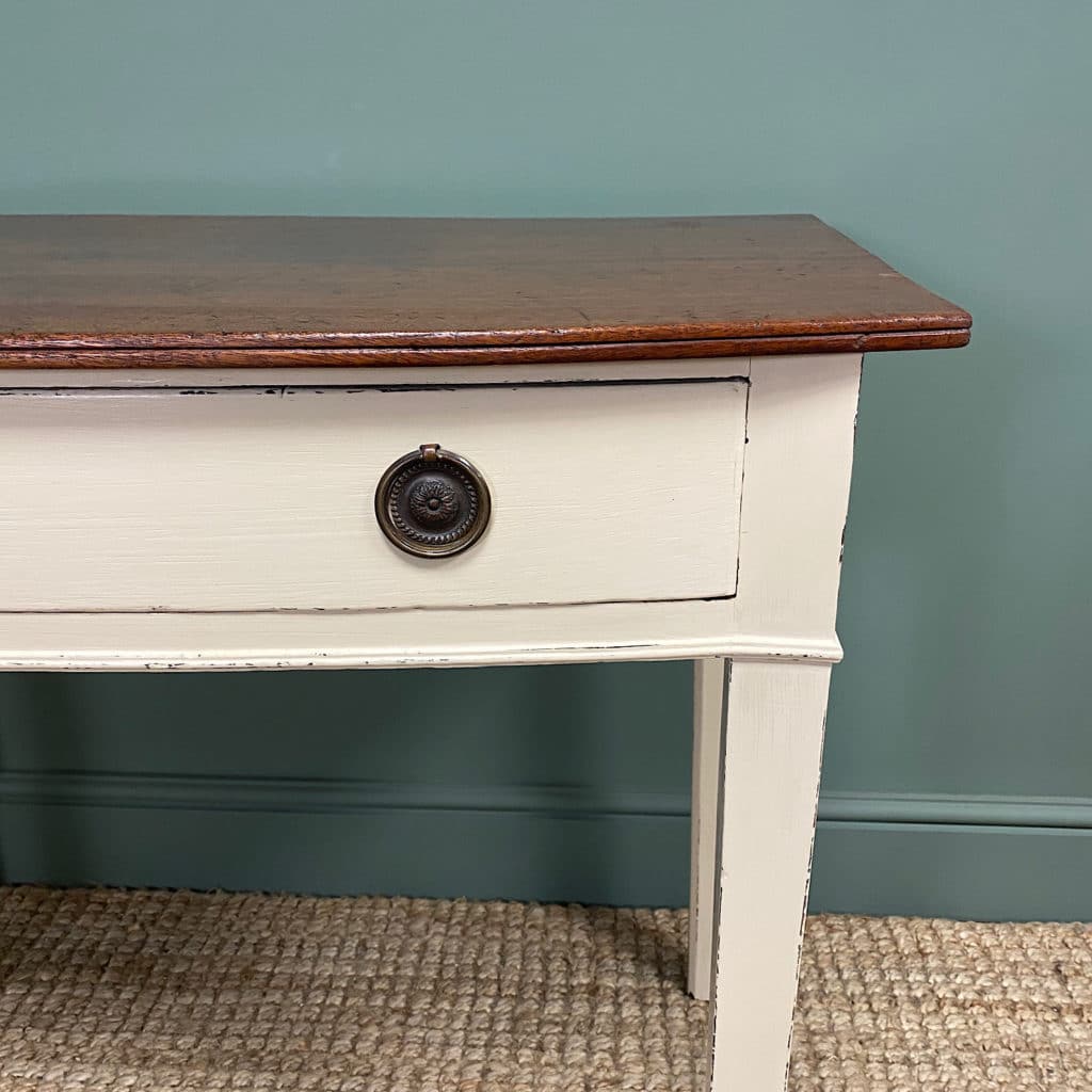 Country Painted Victorian Antique Side Table - Antiques World