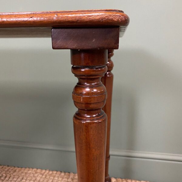 Elegant Victorian Mahogany Antique Side Stretcher Table