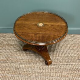 Stunning Victorian Oak Antique Coffee Table