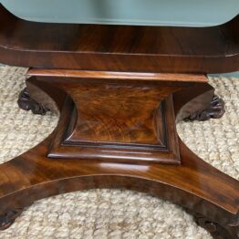 Spectacular William IV Mahogany Antique Work Table