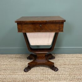 Antique Sewing Work Table