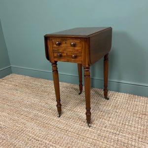Country House Regency Mahogany Antique Pembroke Table 15 victorian mahogany pembroke table