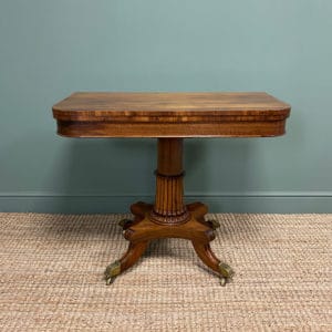 Antique Tea Table made from Goncalo Alves