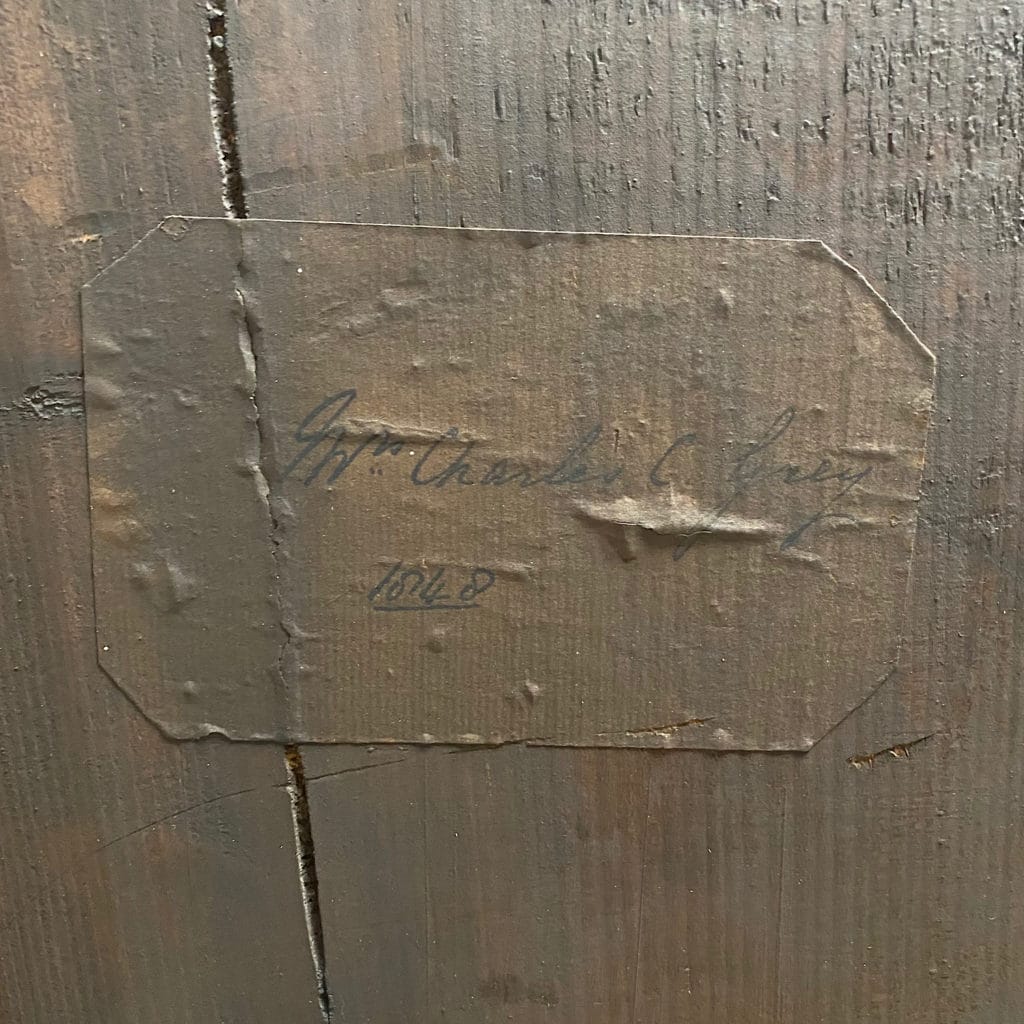 William IV Mahogany Antique Bookcase Cupboard - Charles C Gray 1848