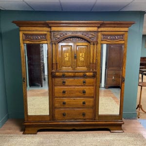 Huge Walnut Antique Victorian Wardrobe by Robson & Sons 16 Victorian Oak Antique Wardrobe by Maple & Co