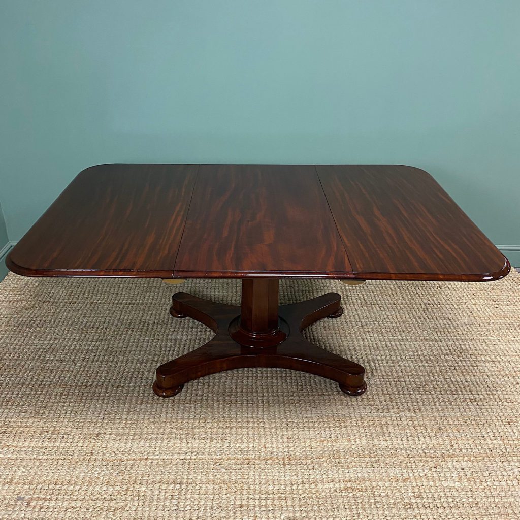 Antique Mahogany Pedestal Dining Table