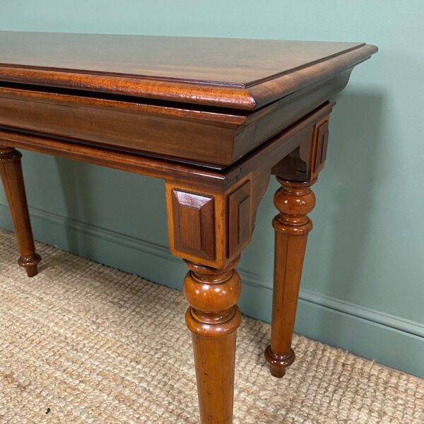Spectacular Victorian Mahogany Antique Console Table