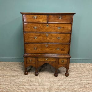 Spectacular Mahogany Georgian Antique Chest on Chest / Tall Boy 18 18th Century Elm Antique Chest on Stand