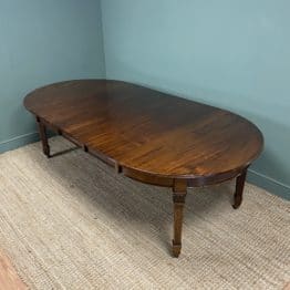 Quality Edwardian Mahogany Antique Extending Dining Table