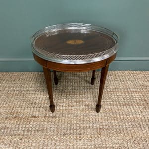 Butlers Tray Top Antique Coffee Table 16 Edwardian Antique Coffee Table